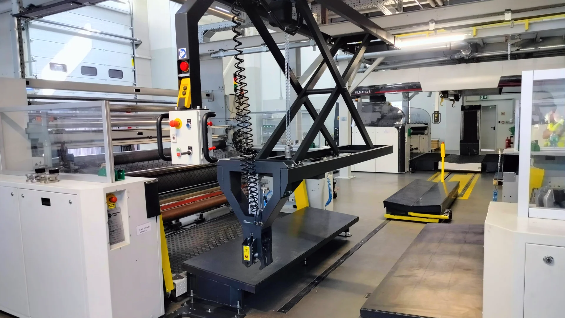 Film roll unloading station Automateam