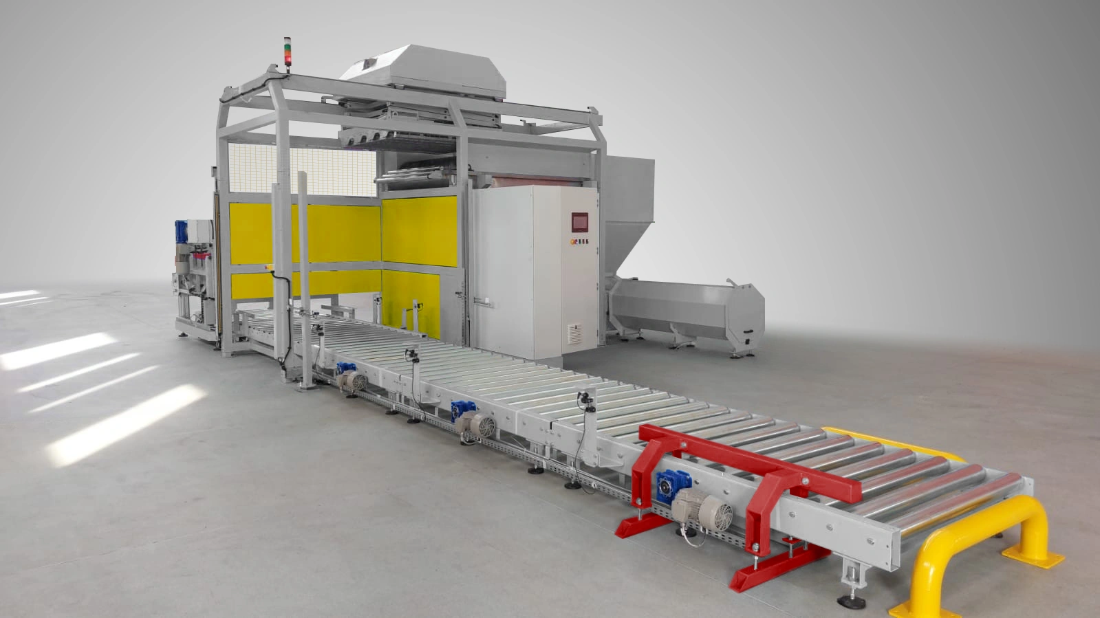Automatic bag-emptying line for granular material-Automateam